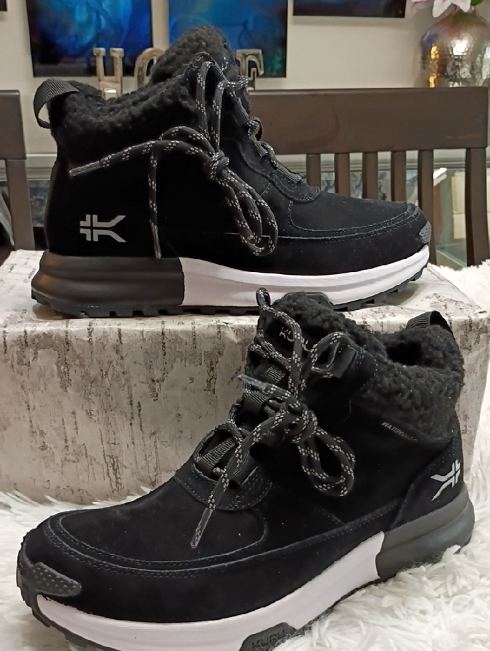 Kuru Cloud Atom Lumi Waterproof Orthopedic Boots Women's Sz 7.5 M $199 🔥